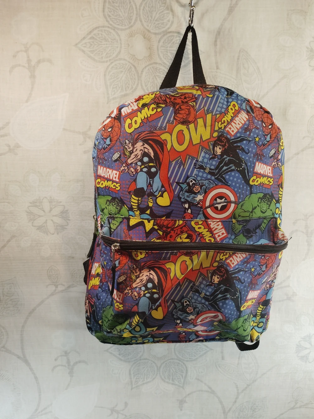 Marvel  Superheroes Multicolor Backpack & School Supplies